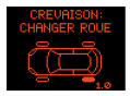 "Crevaison changer roue"