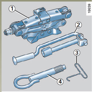 Bloc outils (Cric - Manivelle...)