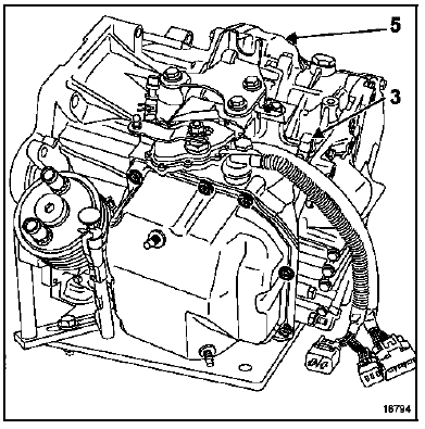 Boîte de vitesses(Dépose - Repose) SU1