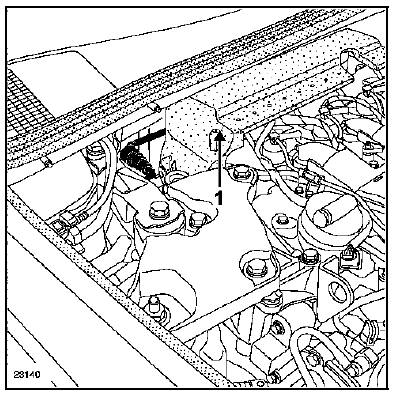 Tuyau d'alimentation récepteur Direction à droite - Moteur F4R