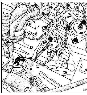 Tuyau d'alimentation récepteur Direction à droite - Moteur G9T