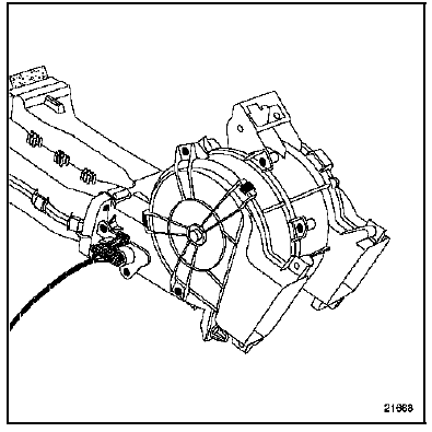 Commande électrique arrière