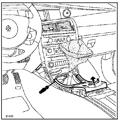 Tableau de commande avant 