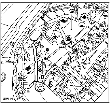 Tuyaux de liaison Moteur  F4RT