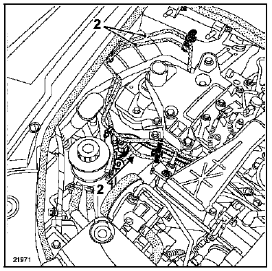 Tuyaux de liaison Moteur  F4RT