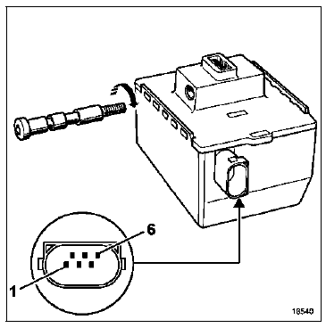 Verrou électrique de colonne de direction 