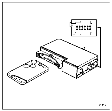 Véhicule sans clé :Lecteur de carte RENAULT