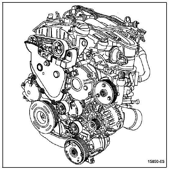 Courroie de distribution Moteur  G9T