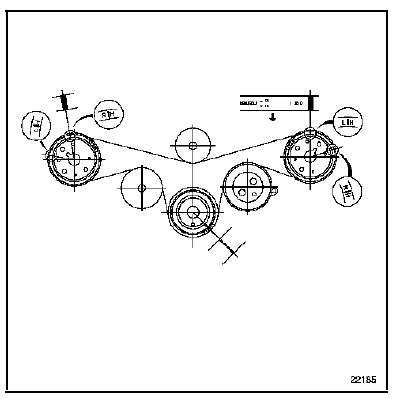 Courroie de distribution Moteur  P9X