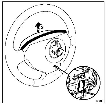 Airbag frontal conducteur 