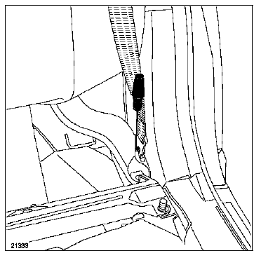 Ceinture de sécurité arrière 