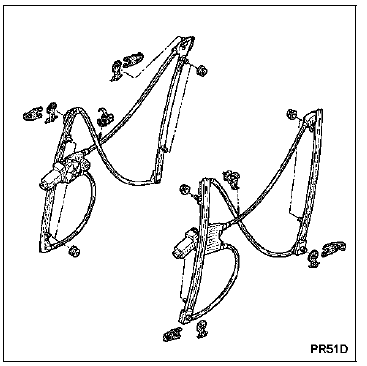 Lève-vitre de porte avant