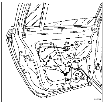 Vitre de porte arrière 