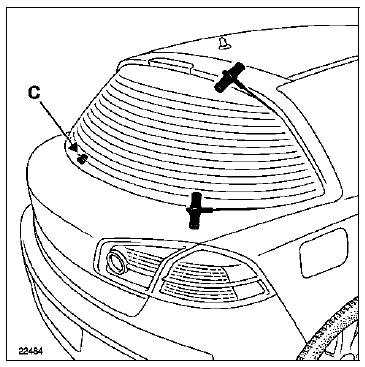 Passer le fil de découpe dans l'angle de la lunette en