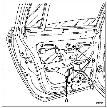 Lève-vitre de porte arrière