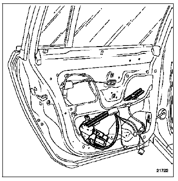 Lève-vitre de porte arrière