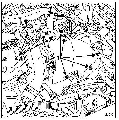 Tubes intermédiaires d'échappement Moteur P9X