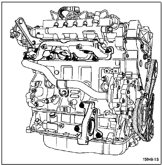 Collecteur d'échappement  Moteur G9T