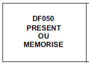 DEF : le relais a été commandé mais l'Après-contact n'a pas été commuté.