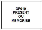 MEMORISATION DU POSTE DE CONDUITE