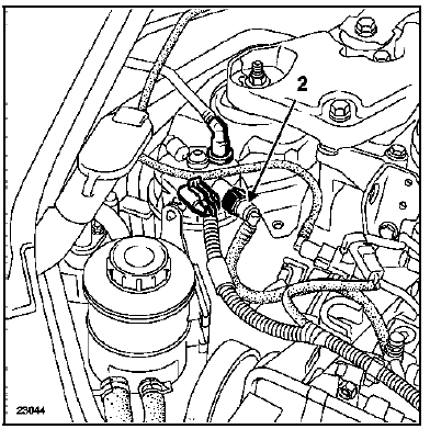 Contrôle des pressions et débits de gazole Moteur G9T