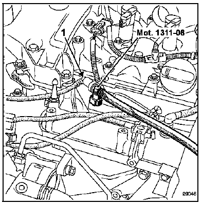 Contrôle du débit de la pompe d'alimentation Moteur  F4R