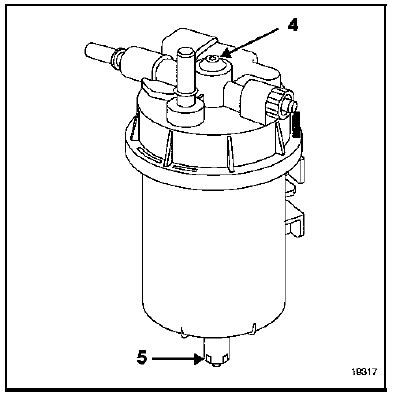 Filtre à gazole  Moteur P9X