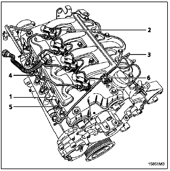 Rampe d'injection Moteur G9T