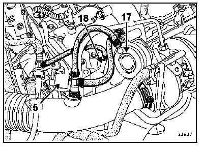 Implantation des éléments Moteur F4R