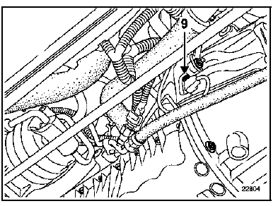 Implantation des éléments Moteur F4R