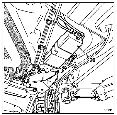 Implantation des éléments Moteur F4R