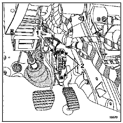 Potentiomètre d'accélérateur