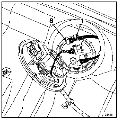 Vidange du réservoir à carburant 