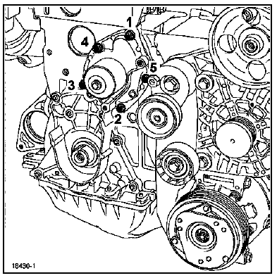 Pompe à eau Moteur  F4R