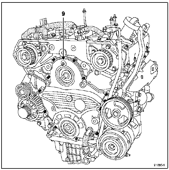 Pompe à eau Moteur P9X