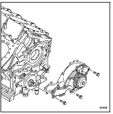 Pompe à eau Moteur P9X