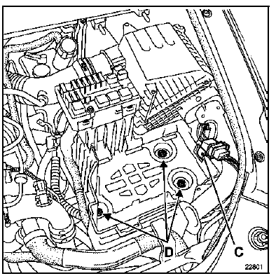 Boîte de vitesses (Dépose - Repose)  Moteur  F4R