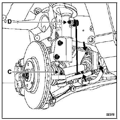 Boîte de vitesses (Dépose - Repose)  Moteur  F4R