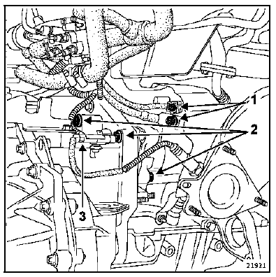 Boîte de vitesses (Dépose - Repose)  Moteur  F4R