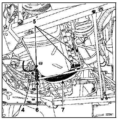 Boîte de vitesses (Dépose - Repose)  Moteur  G9T