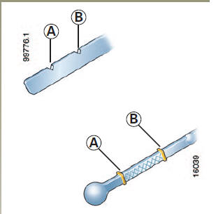 Lecture du niveau à la jauge