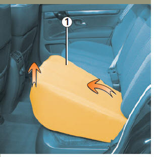 Elle est rabattable pour permettre le