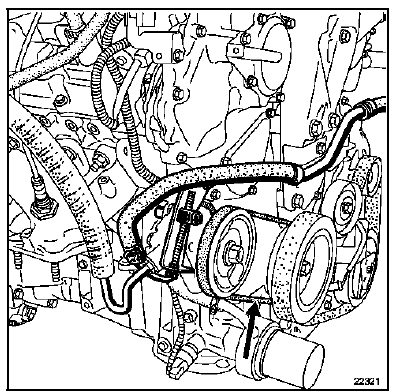 Courroie de conditionnement d'air et d'alternateur
