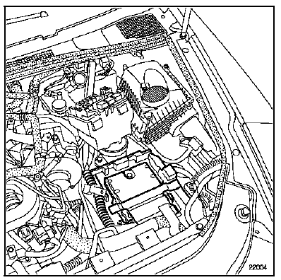 Mettre en position D le levier de commande et