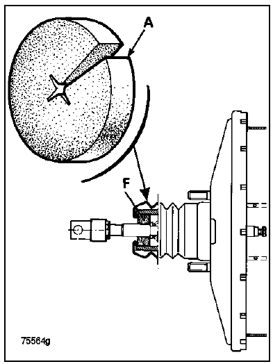 Pour le remplacement du filtre à air (F), il n'est pas
