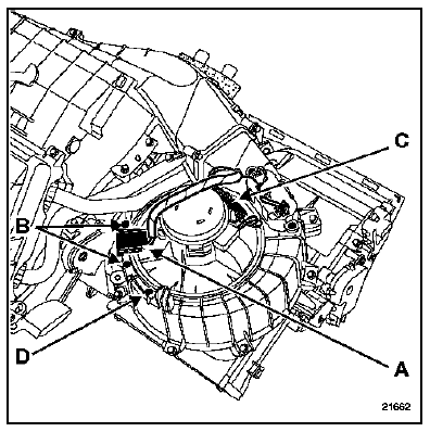NOTA : lors de l'extraction du groupe motoventilateur,