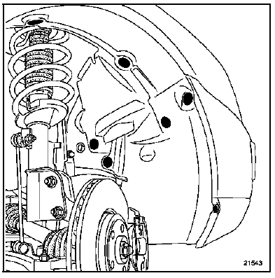 Débrancher les connecteurs (A) d'alimentation des