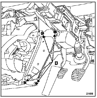 Dans le compartiment moteur