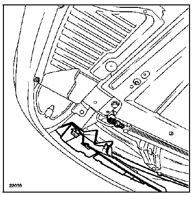 Le capteur de pression installé à la sortie du