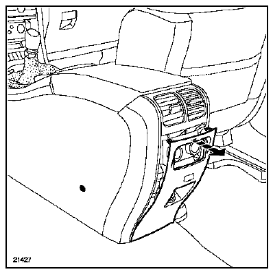 Déposer la connectique du contacteur de verrouillage